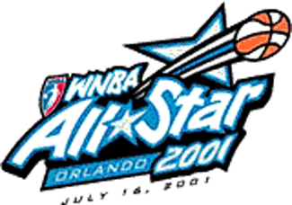 WNBA All-Star Game 2001 Primary Logo iron on transfers for clothing